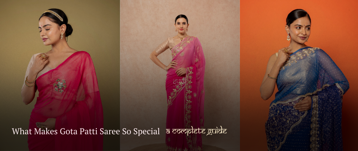 What Makes Gota Patti Saree So Special: A Complete Guide