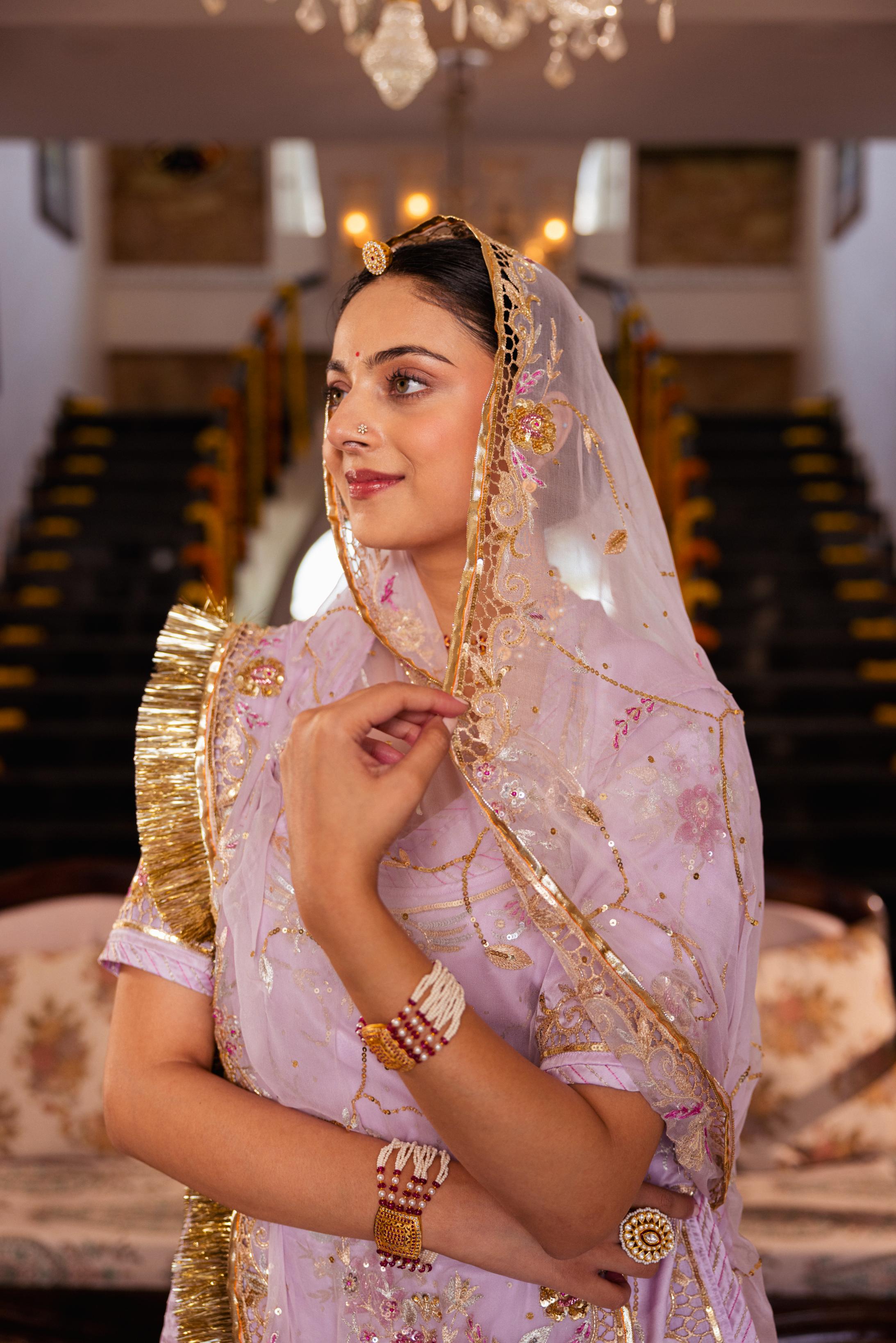 Pink Pure Satin Aari Tari Resham Cutwork Handwork Poshak (Unstitched)