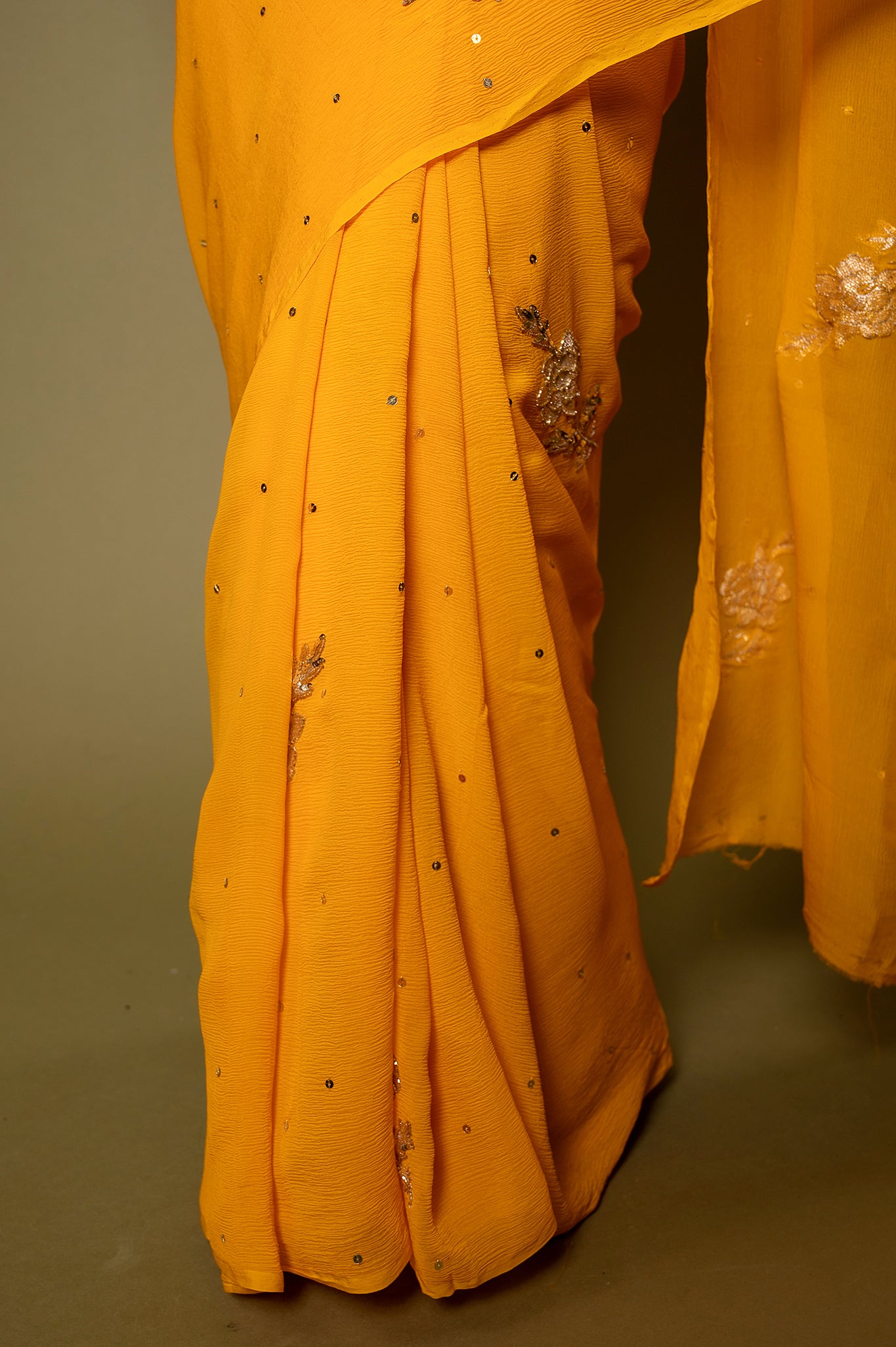Pure Chiffon Aari Saree