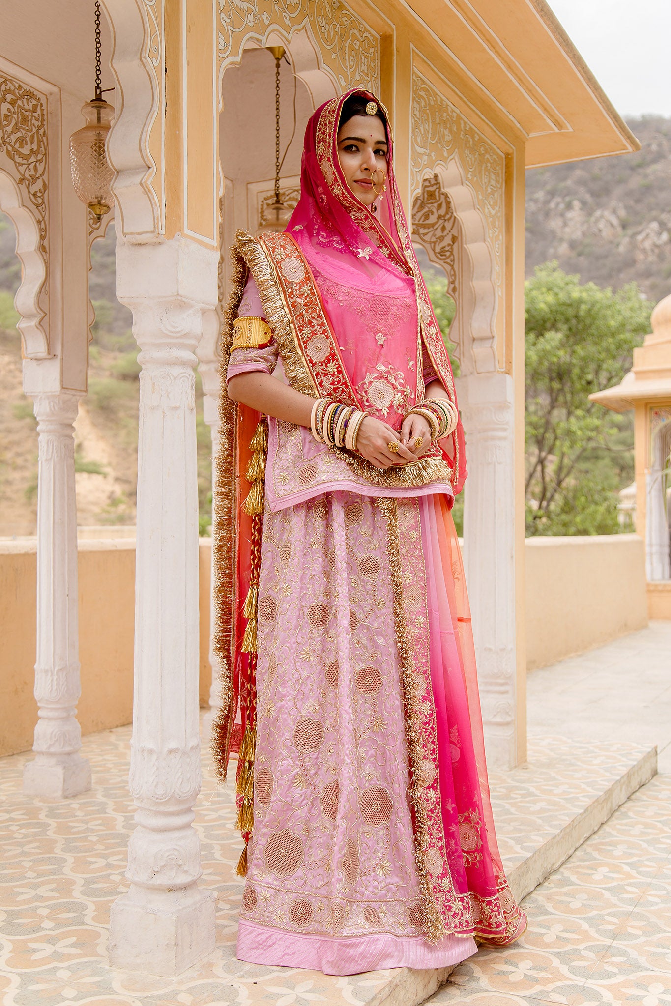 Traditional Wedding Rajputi Poshak Photo Royal Rajputana Dulhan