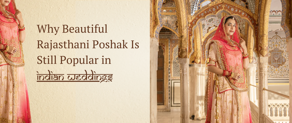 Beautiful Rajasthani Poshak: Timeless Indian Wedding Outfit