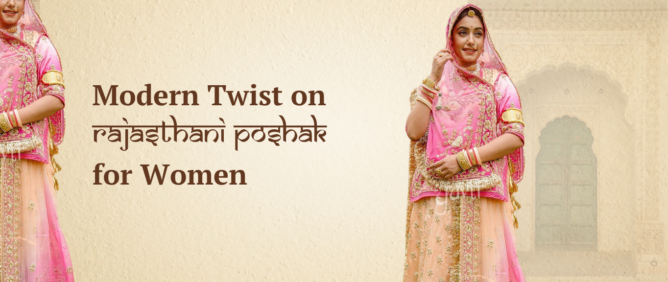 Modern Twist on Rajasthani Poshak for Women