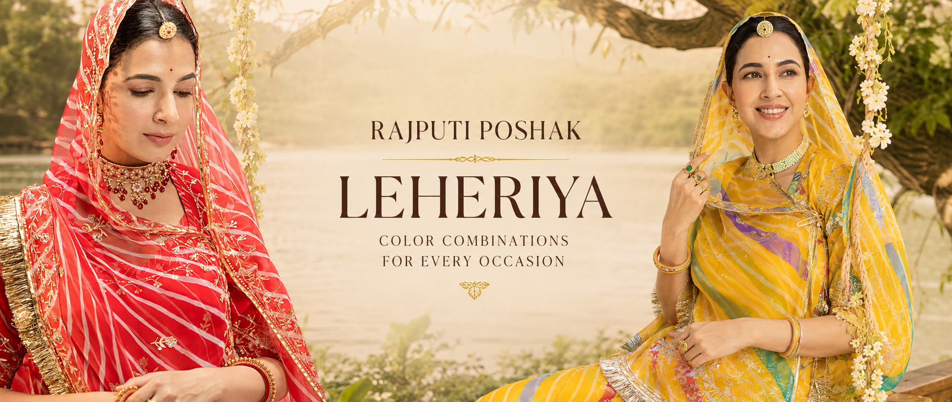 Best Rajputi Poshak Leheriya Color Combinations for Every Occasion