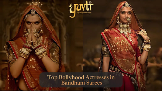 Top Bollywood Actresses in Bandhani Sarees