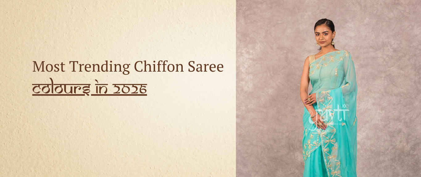 Most Trending Chiffon Saree Colours in 2026