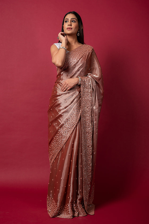 Coffee Party Wear Sarees