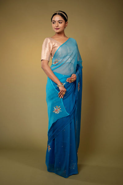 Neelam Noor Chiffon Saree