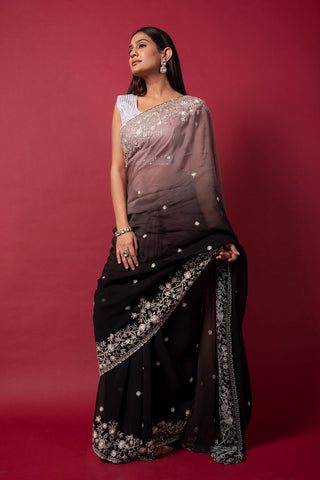 Cocktail Vanilla Saree