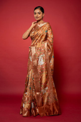 Printed Silk Saree