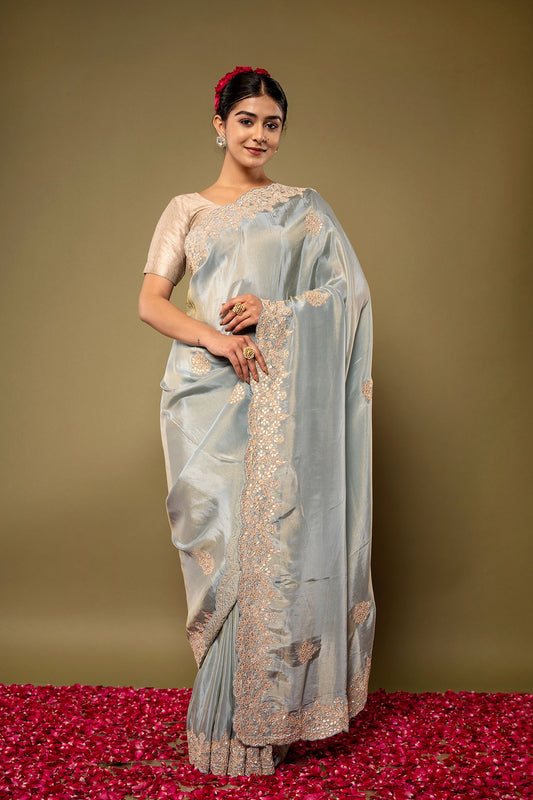 Pure Tissue Fancy Work Saree