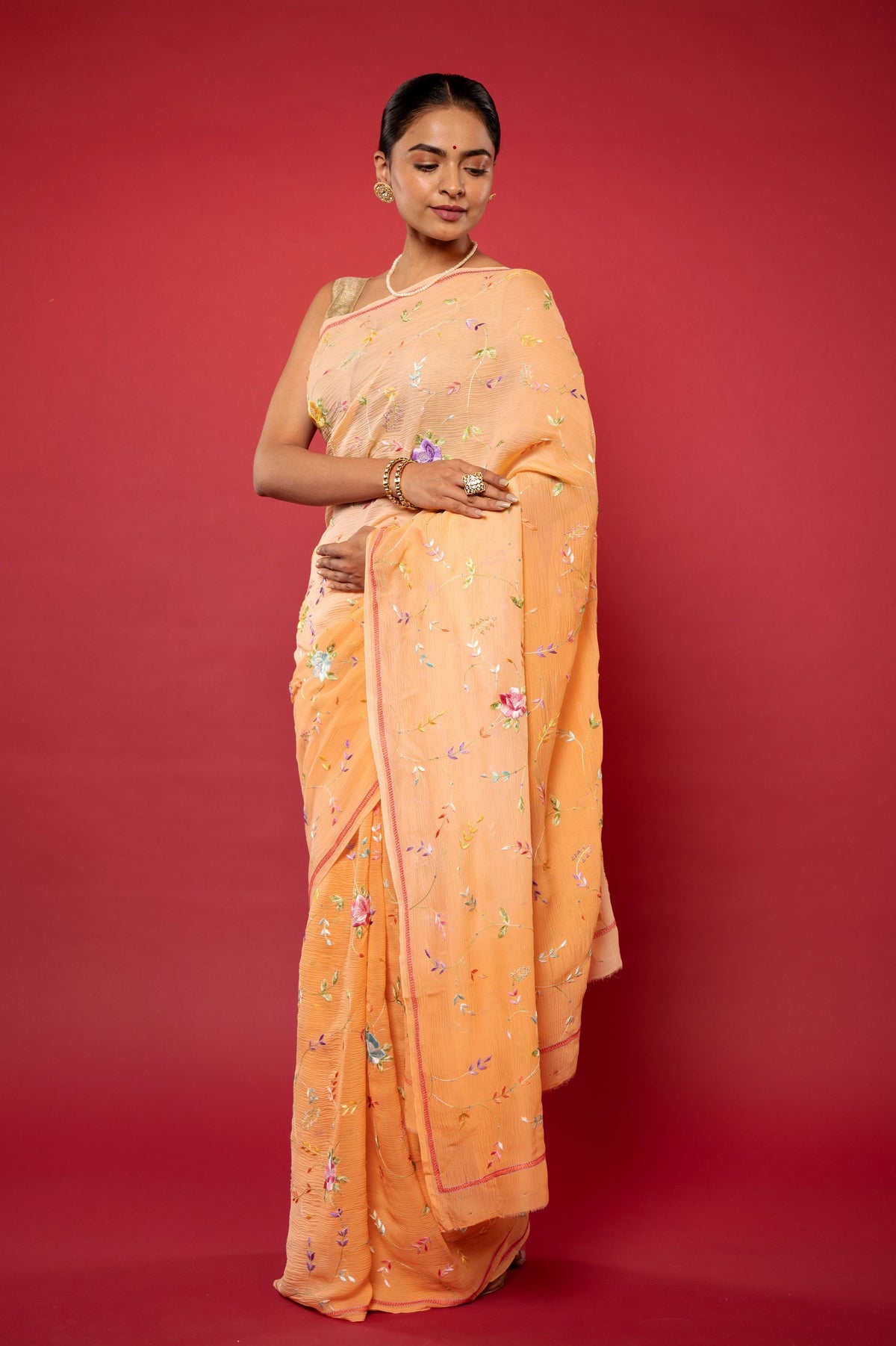 Pure Chiffon Saree