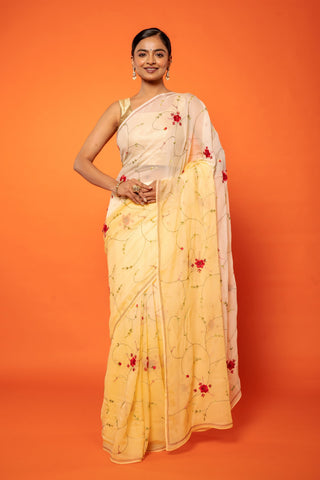 Basant Pure Chiffon Saree