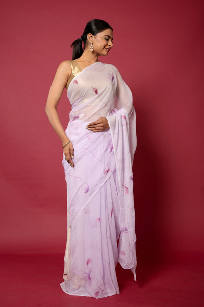 Handpainted Rashida Saree