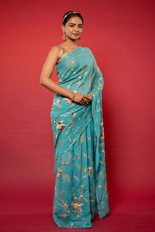 Indra Pure Chiffon Saree