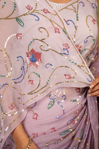 Jamuni Sitara Chiffon Saree