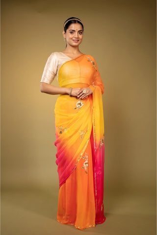 Chiffon Saree