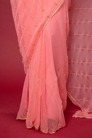 Viscose Chiffon Kardhana Saree