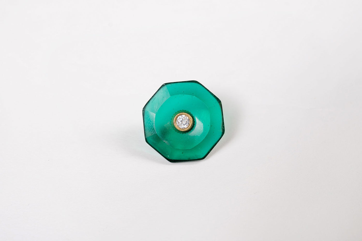 Green Crystal Duke Buttons