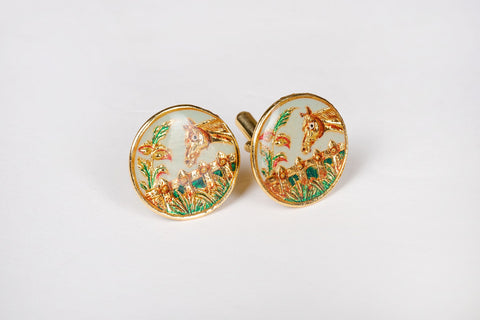 Enamel Baag Cufflinks