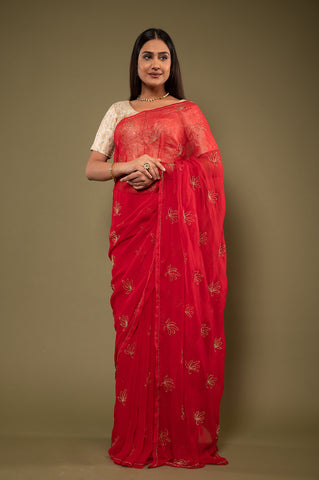 Viscose Chiffon All Over Saree