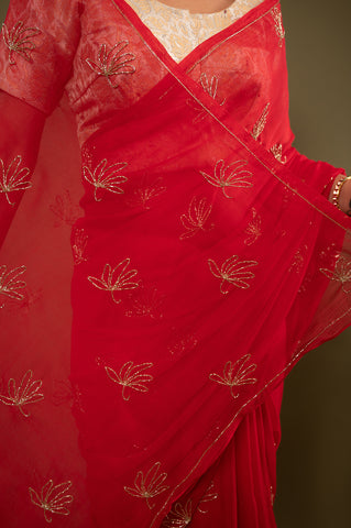 Viscose Chiffon All Over Saree