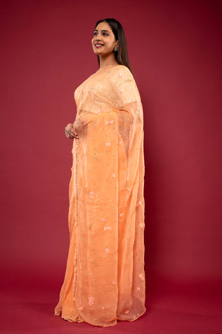 Viscose Chiffon Kardhana Saree