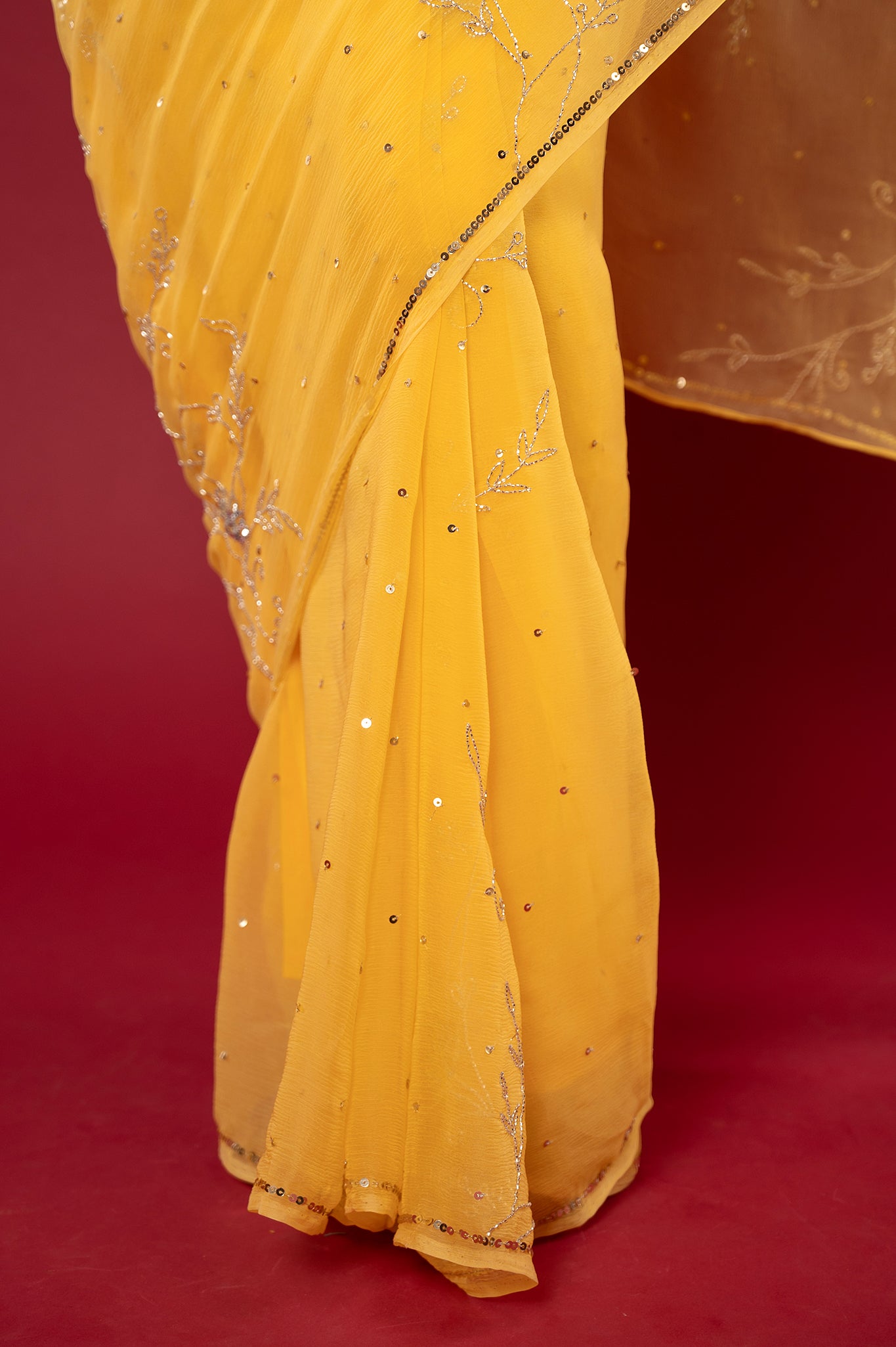 Viscose Chiffon Kardhana Saree