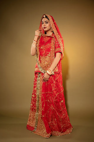 Bridal Rajputi Poshak