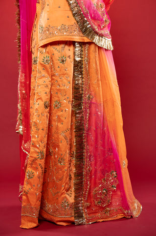 Satin Silk Rajputi Poshak