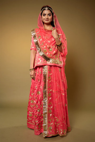 Satin Silk Surmaya Poshak