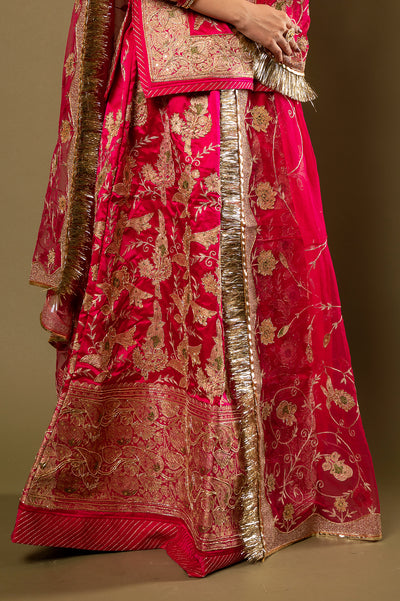 Real Silver Chanderi Poshak
