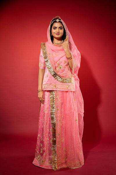 Satin Silk Surmaya Poshak