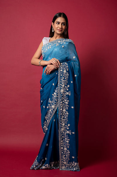 Cocktail Aegean Saree