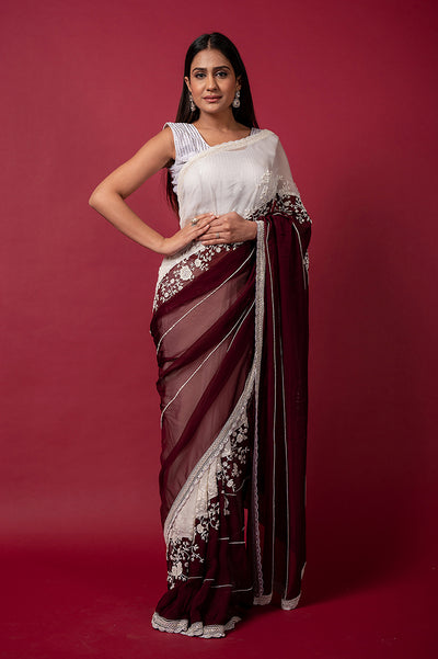 Cocktail Turftan 030 Saree