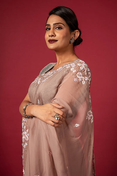 Cocktail Tan 047 Saree
