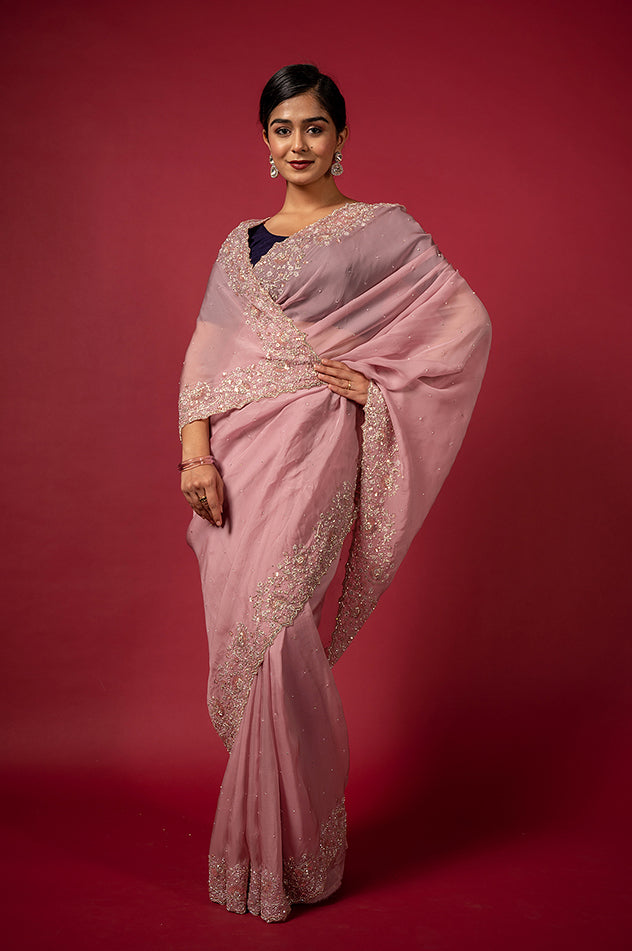Cocktail Light Pink 050 Saree