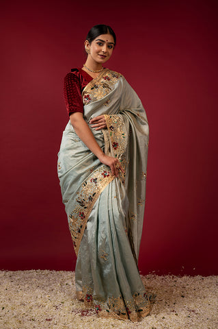 Tissue Saree