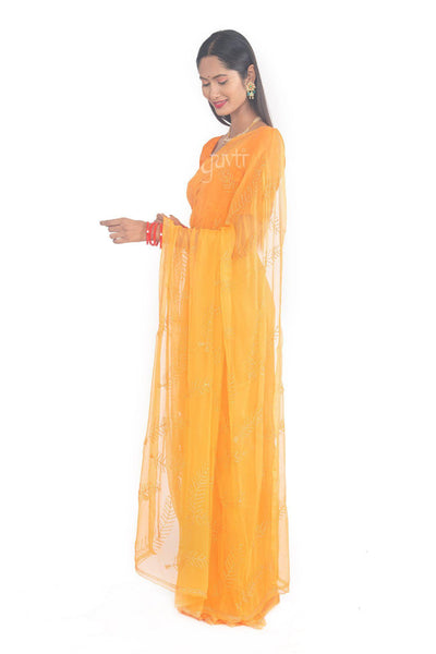 Katori Viscose Chiffon Work Saree - Yuvti