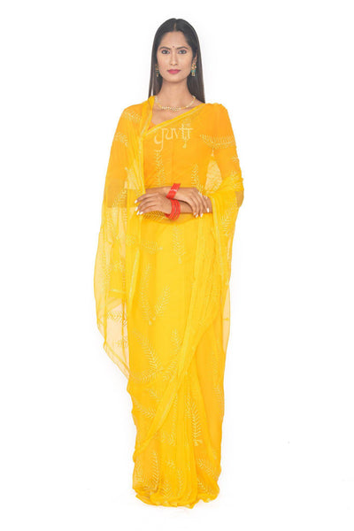 Katori Viscose Chiffon Work Saree - Yuvti