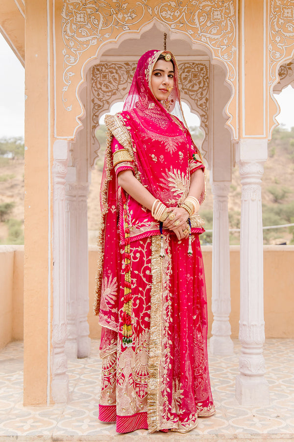 Traditional rajput wedding outlet dress online